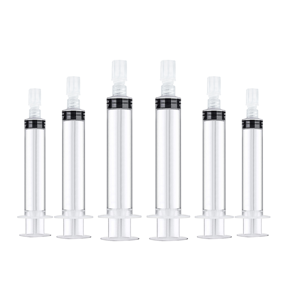 Pre-filled flush syringes