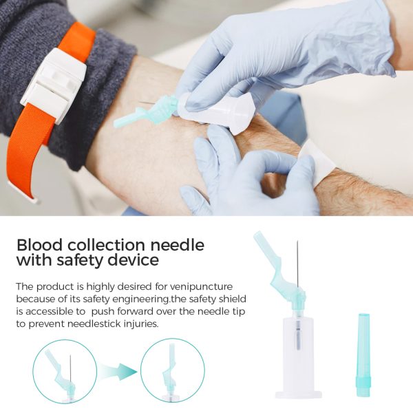 Blood Collection Needle With Safety Device (V Type) - Image 3