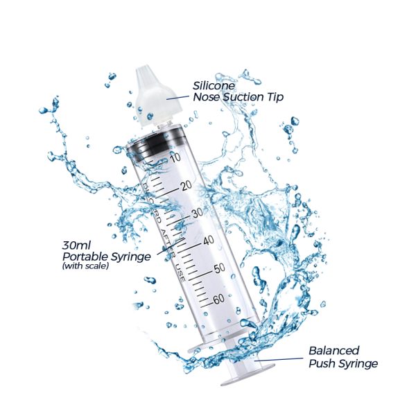 Adult Nasal Irrigation Syringe 30ml 60ml - Image 2