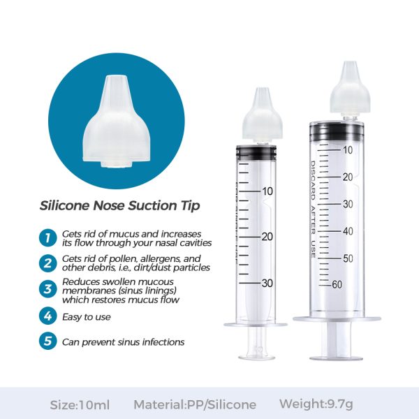 Adult Nasal Irrigation Syringe 30ml 60ml - Image 4