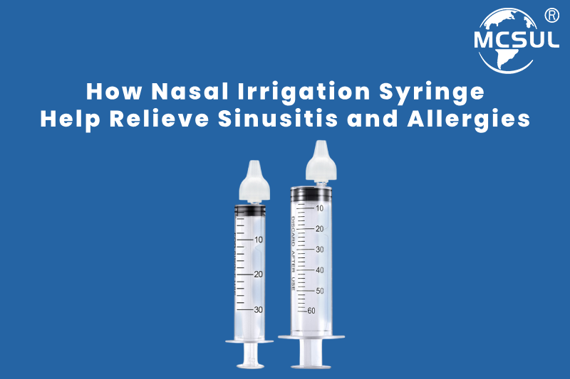 How Nasal Irrigation Syringe Help Relieve Sinusitis and Allergies