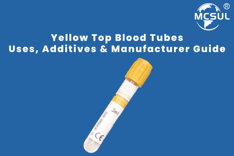 Yellow Top Blood Tubes: Uses, Additives & Manufacturer Guide