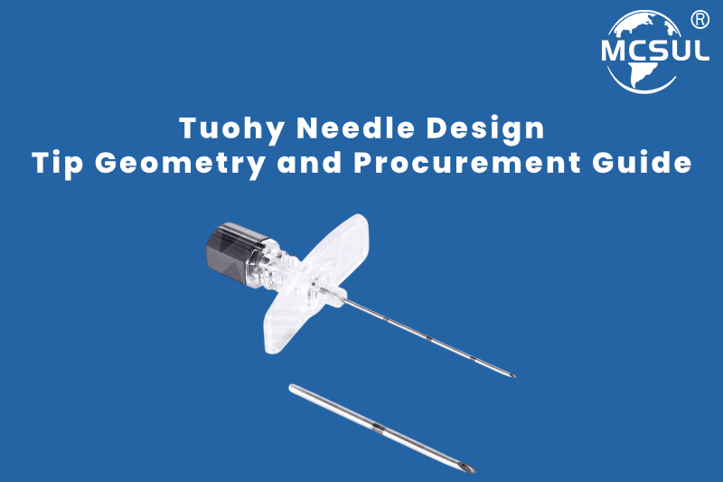 Tuohy Needle Design Tip Geometry and Procurement Guide