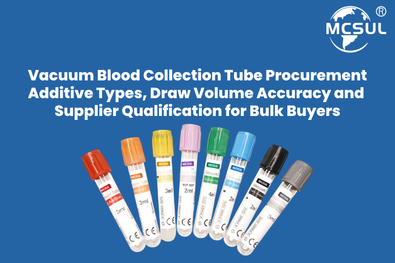 Blood Collection Tube Procurement_ Additive Types, Draw Volume Accuracy and Supplier Qualification for Bulk Buyers Blood Collection Tube Procurement_ Additive Types, Draw Volume Accuracy and Supplier Qualification for Bulk Buyers