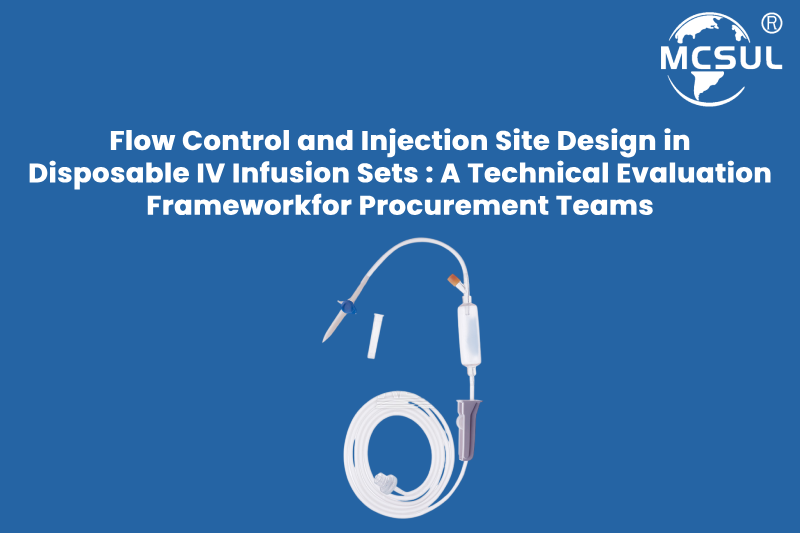 Flow Control and Injection Site Design in Disposable IV Infusion Sets: A Technical Evaluation Framework for Procurement Teams Flow Control and Injection Site Design in Disposable IV Infusion Sets: A Technical Evaluation Framework for Procurement Teams