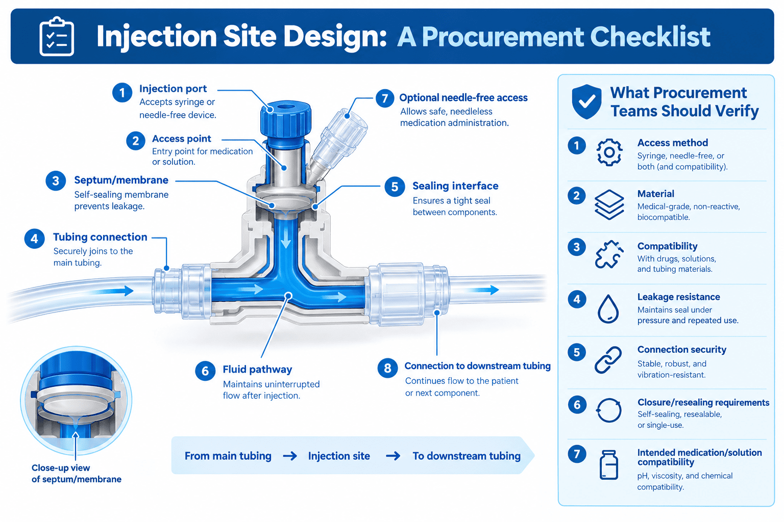 Injection Site Design A Procurement Checklist