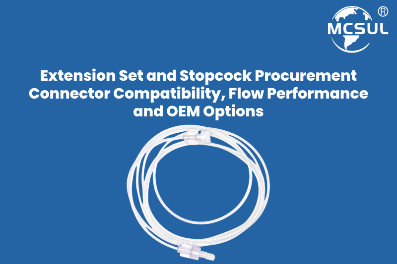 Extension Set and Stopcock Procurement_ Connector Compatibility, Flow Performance and OEM Options Extension Set and Stopcock Procurement_ Connector Compatibility, Flow Performance and OEM Options